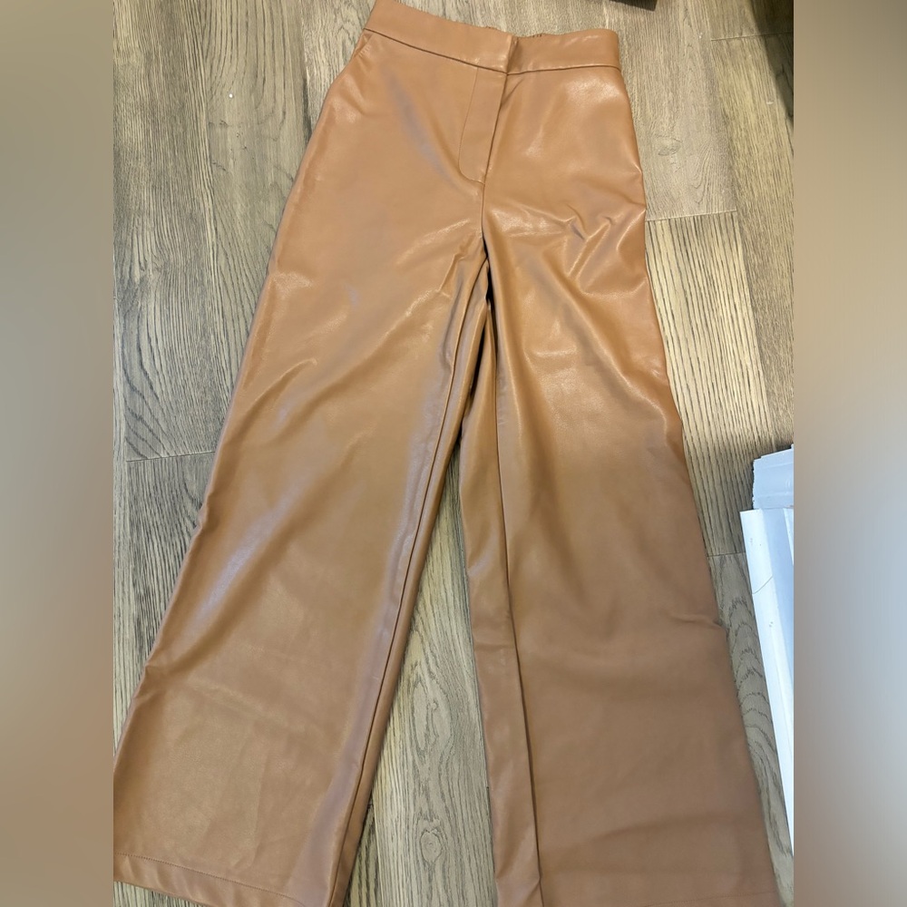 Ovi Tan Straight Leg Pants